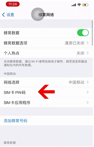 清流苹果14维修网分享如何给iPhone14的SIM卡设置密码 