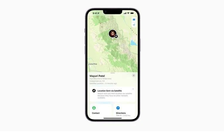 清流苹果14维修分享iPhone14系列中 FindMy功能通过卫星分享位置方法教程 